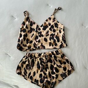 Cheetah, leopard print set, Zaful, brand new/never worn